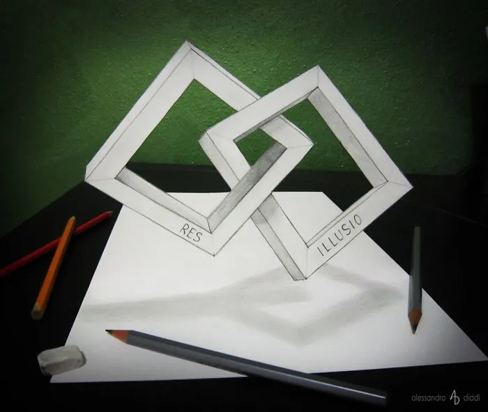 Italian Artist Brings His 3D Drawings To Life By Making Them Leap Off The Paper