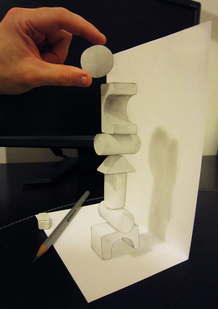 Italian Artist Brings His 3D Drawings To Life By Making Them Leap Off The Paper