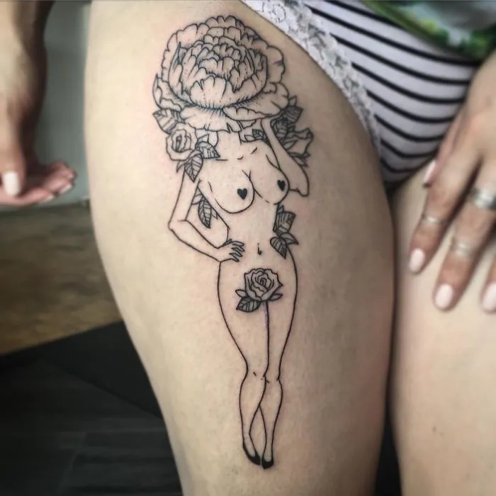 65 Strangely Beautiful Tattoos Of Headless Girls By Molly Jean