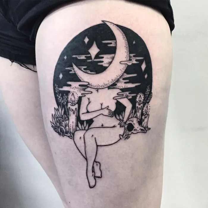 65 Strangely Beautiful Tattoos Of Headless Girls By Molly Jean