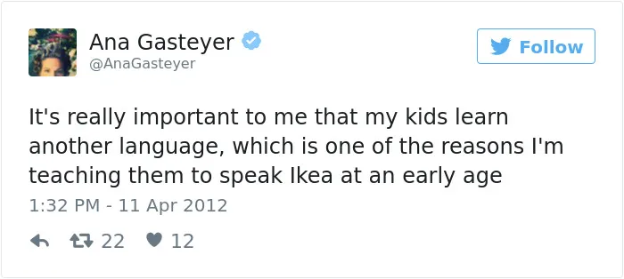 61 Funny Parenting Tweets By Ana Gasteyer