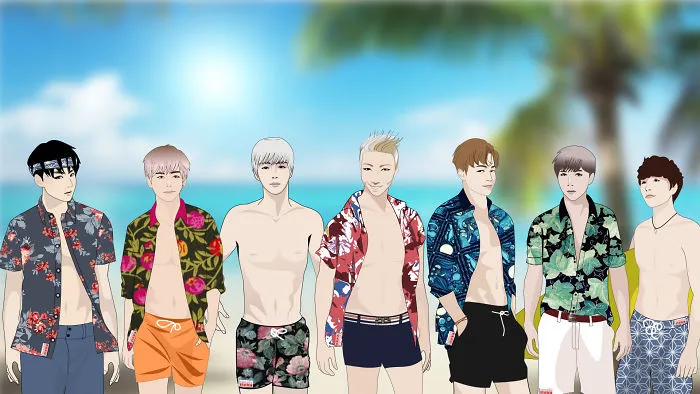 I Love Drawing K Pop Members As An Anime Character.
