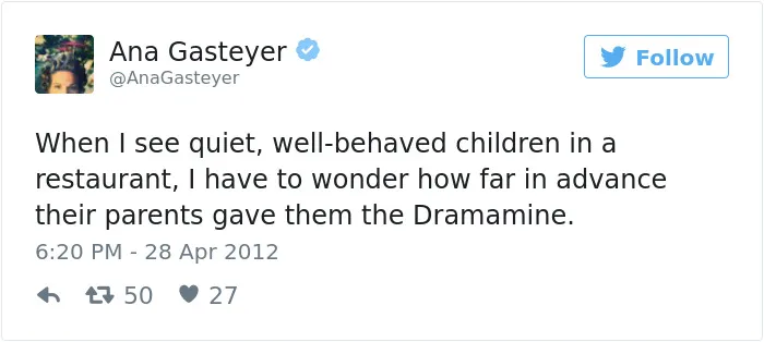 61 Funny Parenting Tweets By Ana Gasteyer