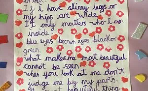 "What Makes Me Most Beautiful Cannot Be Seen"