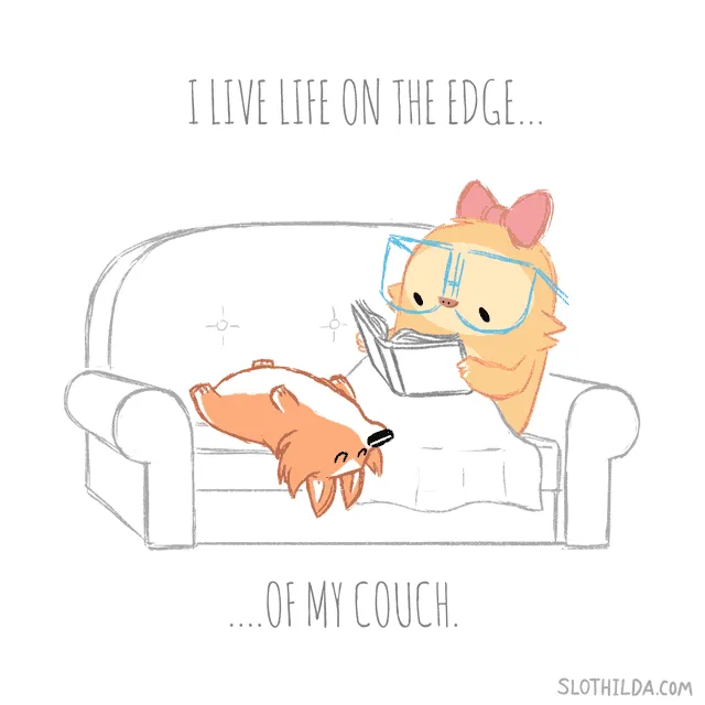Meet Slothilda! Illustrator Fights With His Inner Sloth By Creating Adorable Sloth Comics