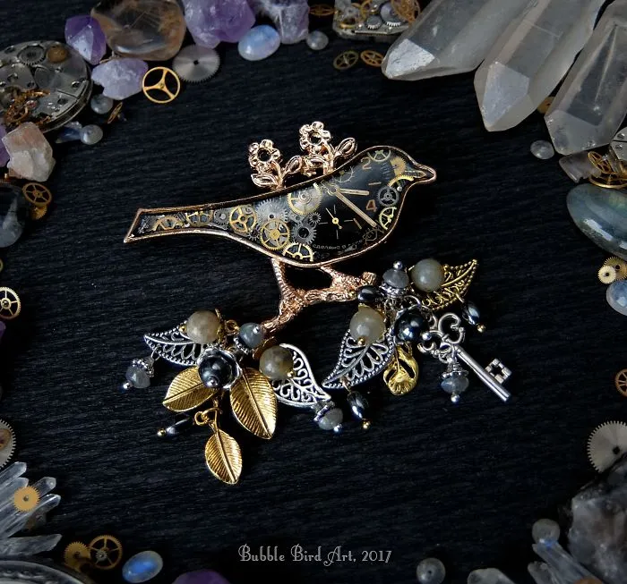 This Ukrainian Artist Creates Animal-Inspired Steampunk Jewelry