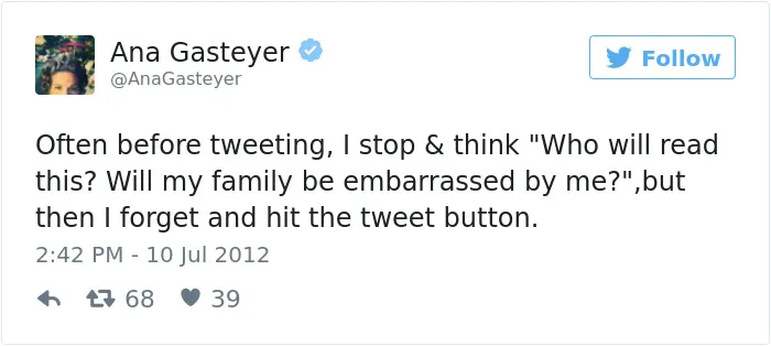 61 Funny Parenting Tweets By Ana Gasteyer