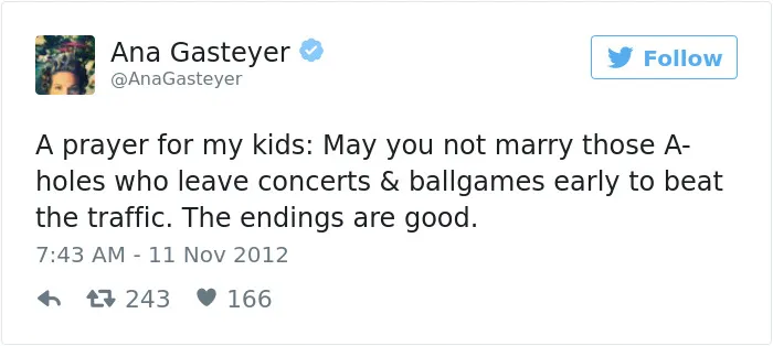 61 Funny Parenting Tweets By Ana Gasteyer