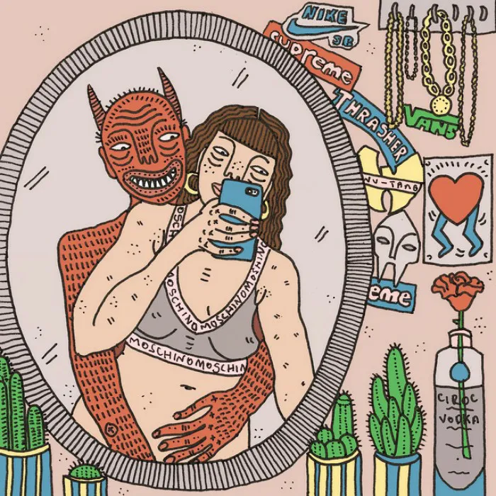 10+ Ilustraciones honestas de mujeres modernas y sus demonios, por Polly Nor (NSFW)