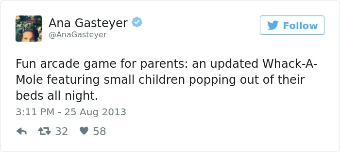 61 Funny Parenting Tweets By Ana Gasteyer