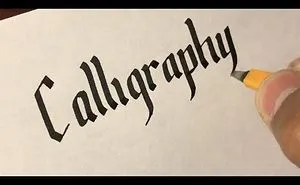 My Try At Gothic Calligraphy