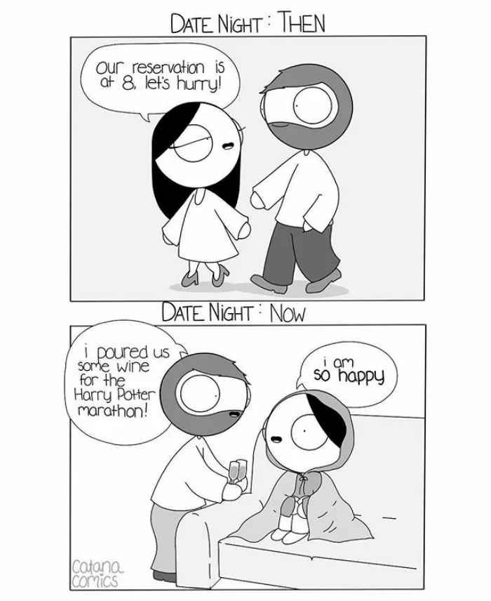 Girlfriend Secretly Illustrates Everyday Life With Her Bf, He Uploads Comics Online And They Go Viral (New Pics)