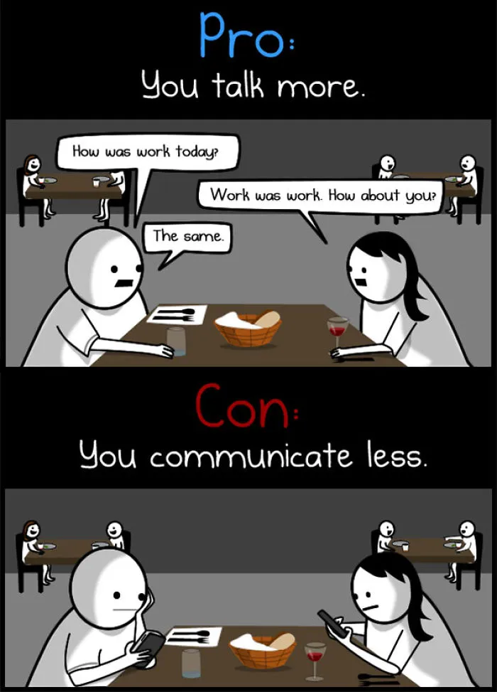 The Pros And Cons Of Living With Your Significant Other By Oatmeal