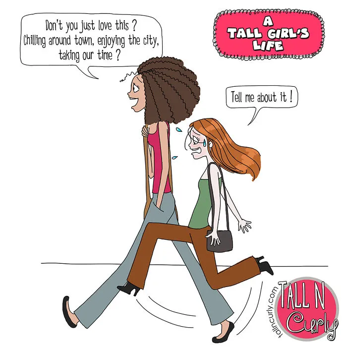 25 Problems I Face When Being A Tall And Curly-Haired Girl