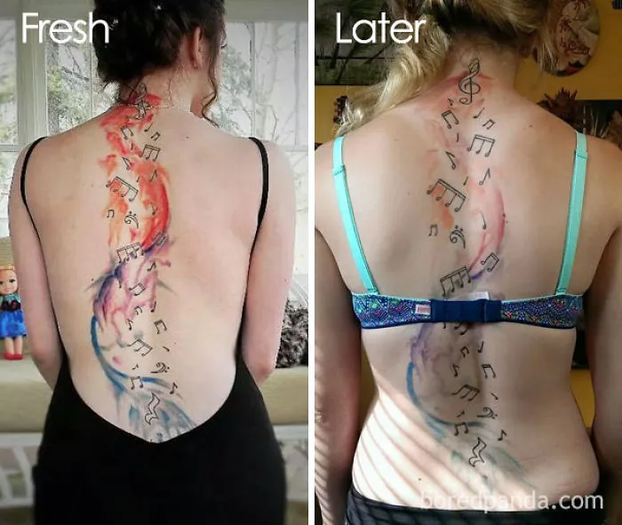 Fresh And Aged Tattoo