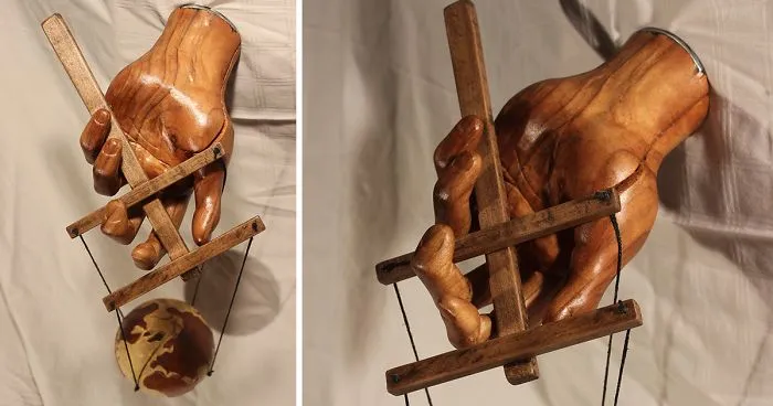 The Hand Of God: My Sculpture Showing He's An Ultimate Puppet Master
