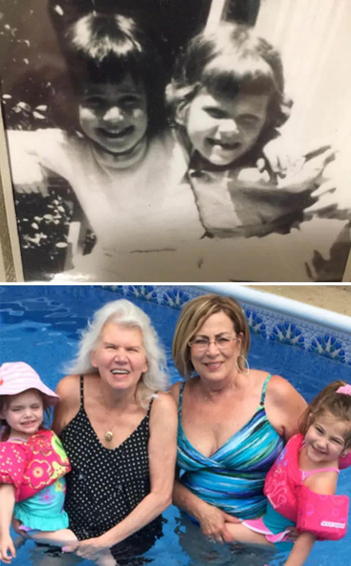 Mejores amigas durante casi 70 años