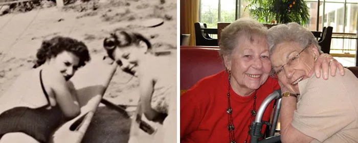 Amigas durante 76 años