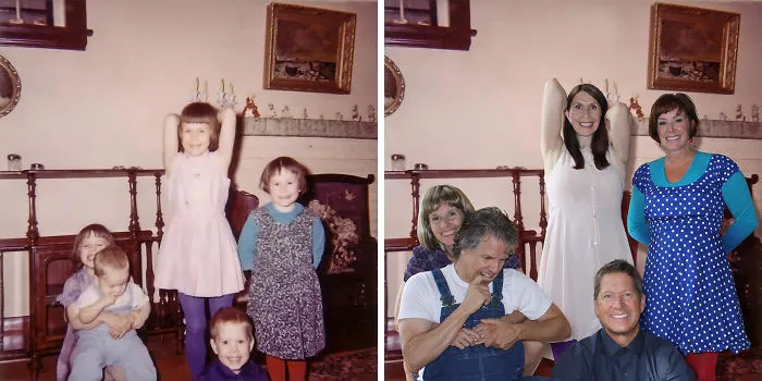 Goulet Siblings (And Bffs) 1966 vs. 2014