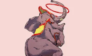 Abused Animals. But Illustrated In A Way That Is A Bit More Subtle