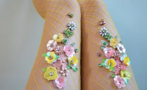 Embellished Fishnet Tights Are Here And It Will Make You Feel Like A Mermaid Caught In A Net