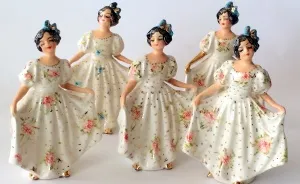 I Create Ceramic Dolls Inspired By Vintage Figurines