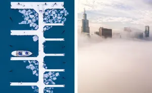 Romanian Photographer Captures Chicago From Above Like You've Never Seen Before