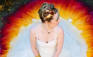 We Spent 61 Hours To Create This Incredible Dipdye Wedding Dress