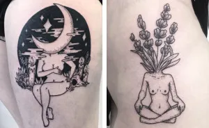 65 Strangely Beautiful Tattoos Of Headless Girls By Molly Jean