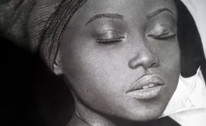 Check Out How I Drew This Beautiful Lady's Portrait In 200 Hours With Pencil
