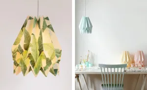 These Origami Lampshades Are Carefully Handcrafted With An Eco-Conscious Approach