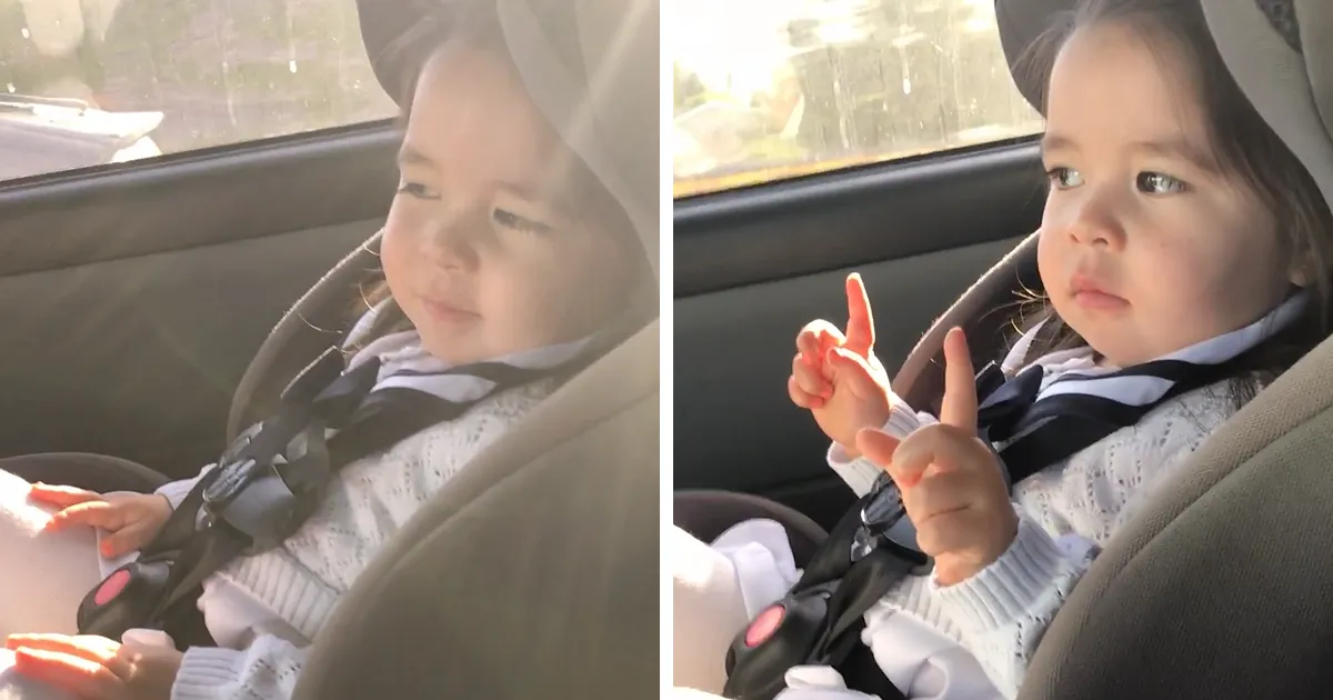 Esta niña se vuelve viral tras esperar pacientemente al estribillo y luego disfrutarlo bailando
