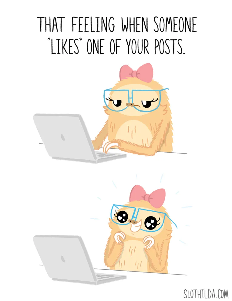 Meet Slothilda! Illustrator Fights With His Inner Sloth By Creating Adorable Sloth Comics