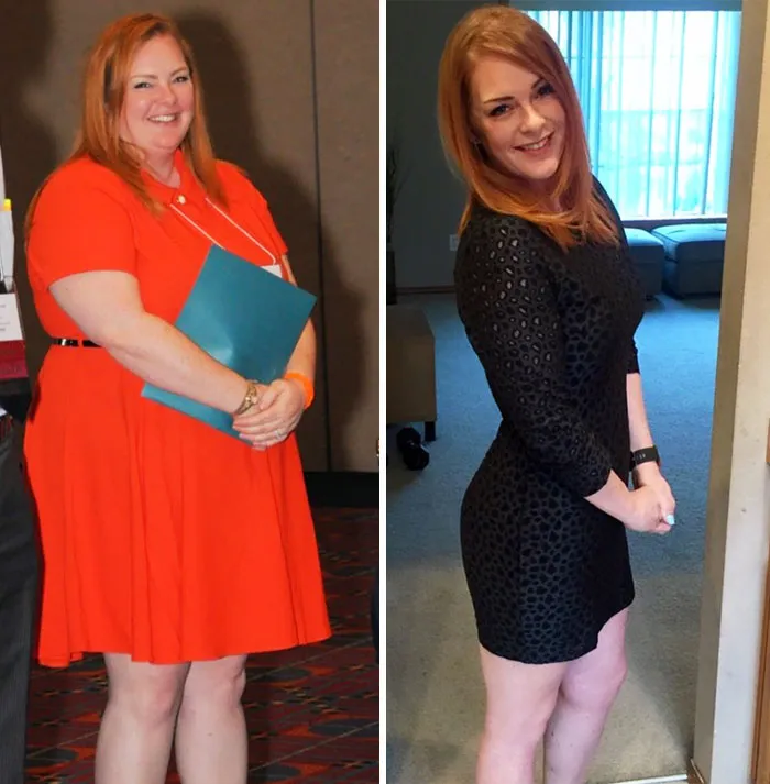 56 kilos menos en año y medio