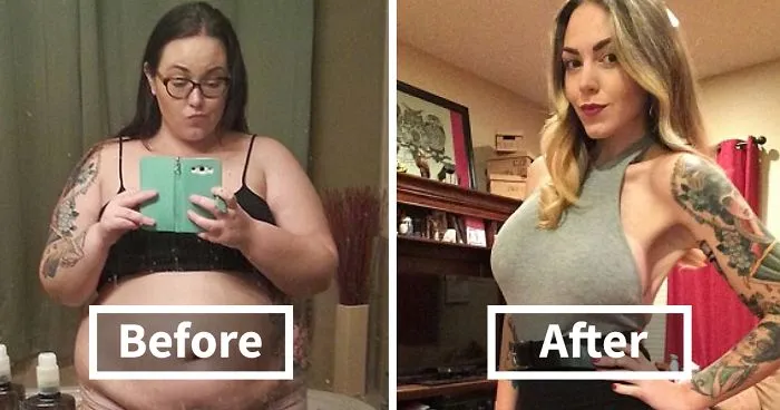 114 Incredible Before-And-After Weight Loss Pics You Won't Believe Show The Same Person