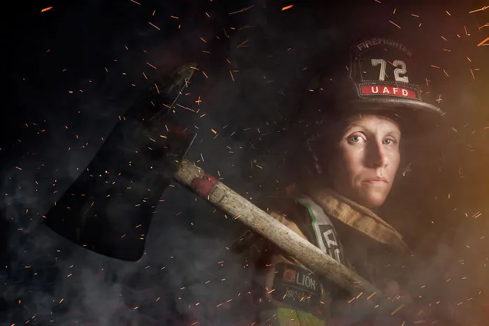 Mindy Gabriel, bombera en Ohio
