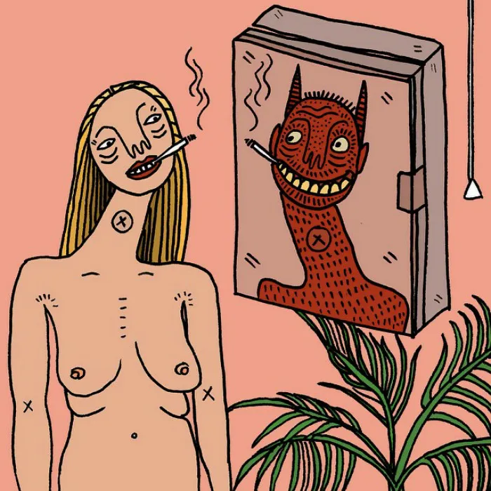 40 Honest Illustrations Of Modern Women And Their Demons By Polly Nor (NSFW)