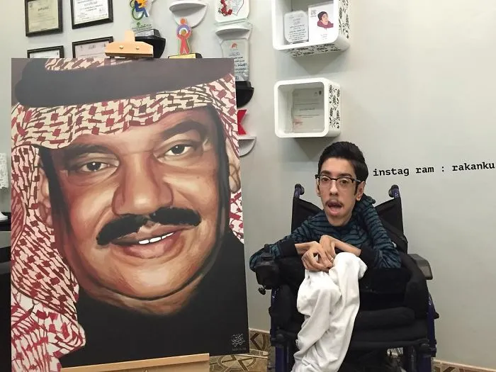 Artist Proves That Disability Is Not A Limit By Creating These Realistic Paintings