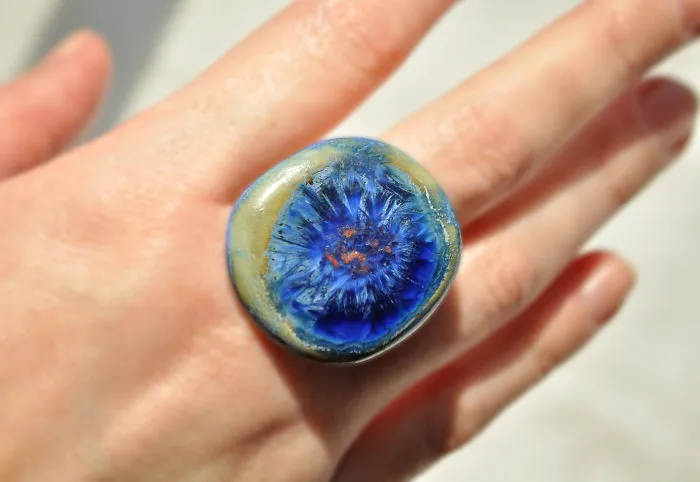 Alchemical Crystals: Ceramic Jewelry By Tatyana Kleshnina