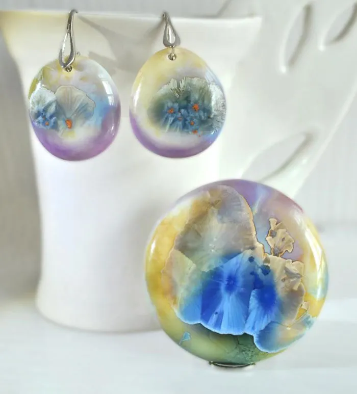 Alchemical Crystals: Ceramic Jewelry By Tatyana Kleshnina