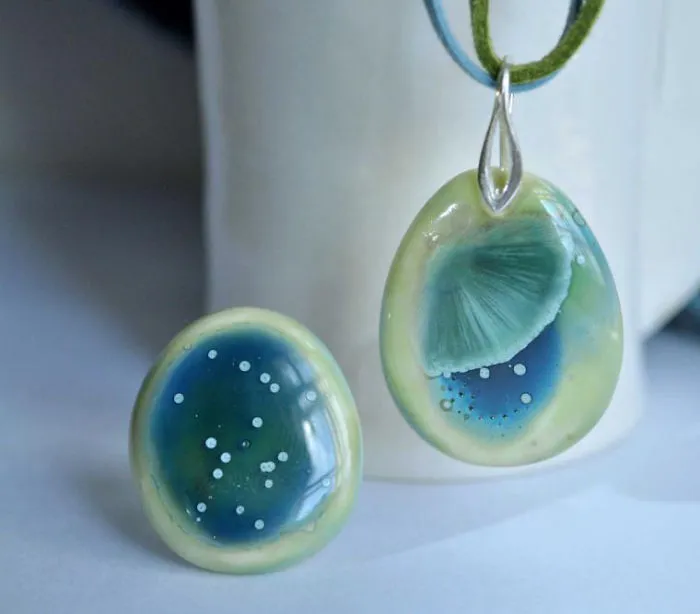 Alchemical Crystals: Ceramic Jewelry By Tatyana Kleshnina