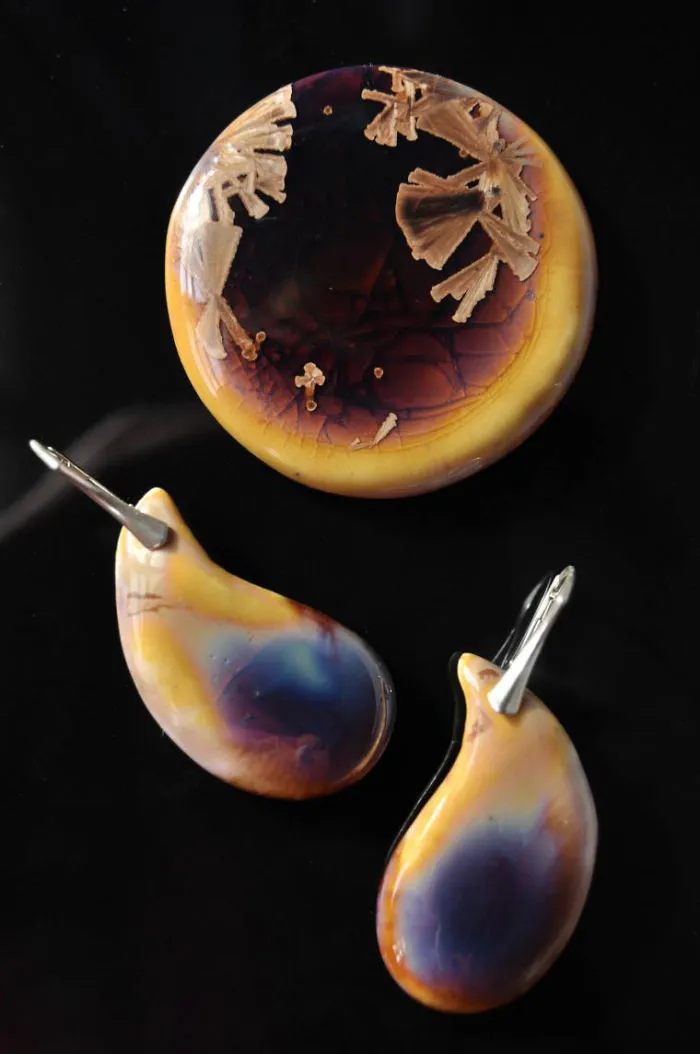 Alchemical Crystals: Ceramic Jewelry By Tatyana Kleshnina