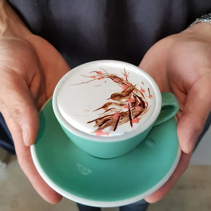 I'm A Barista From Korea Who Creates Art On Coffee