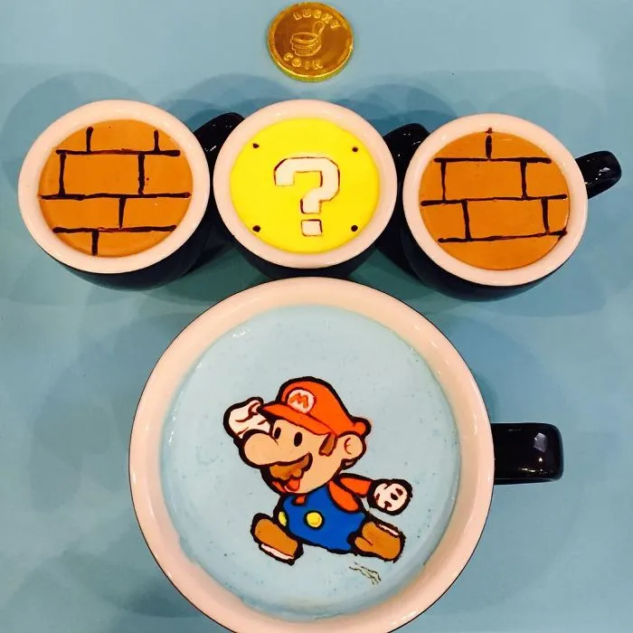 Soy un barista de Corea que crea arte sobre el café