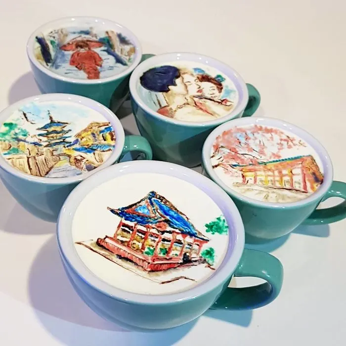 I'm A Barista From Korea Who Creates Art On Coffee