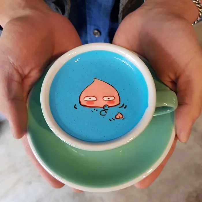 I'm A Barista From Korea Who Creates Art On Coffee