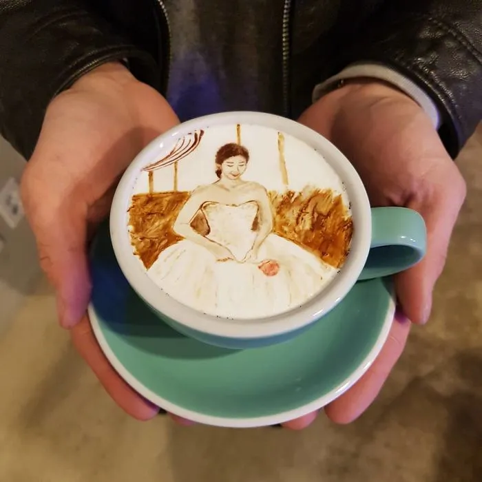 I'm A Barista From Korea Who Creates Art On Coffee