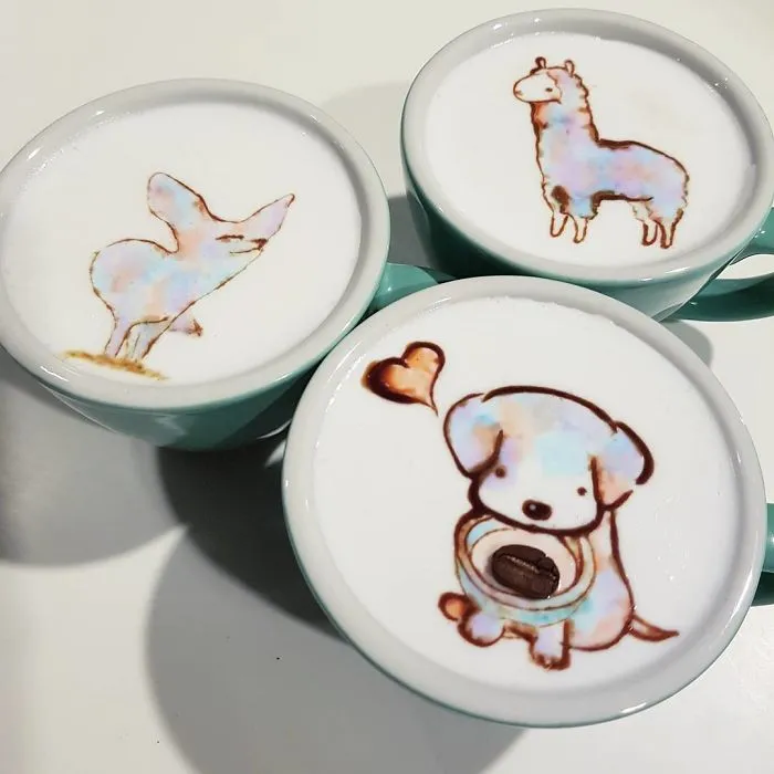 I'm A Barista From Korea Who Creates Art On Coffee