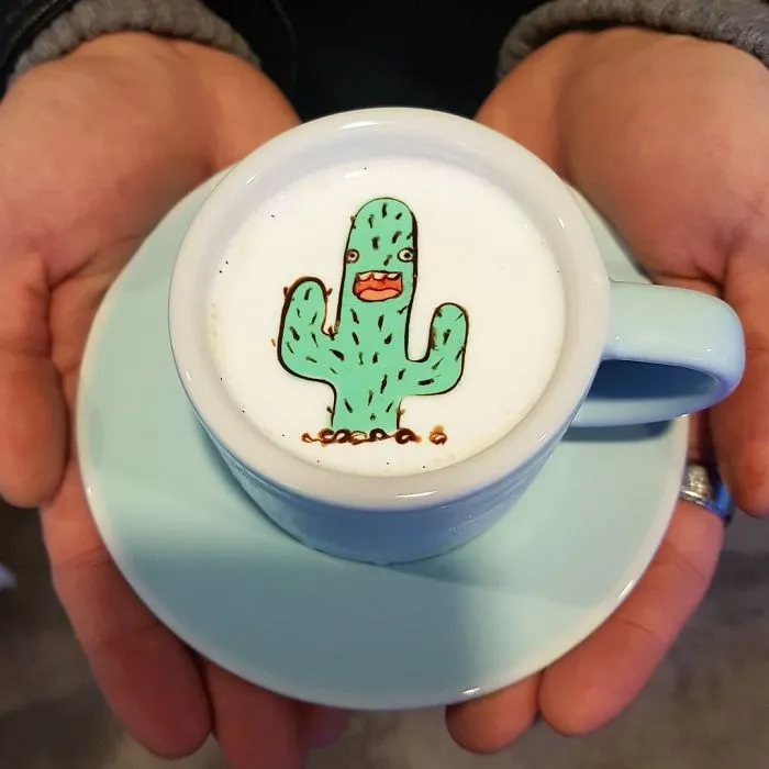 I'm A Barista From Korea Who Creates Art On Coffee
