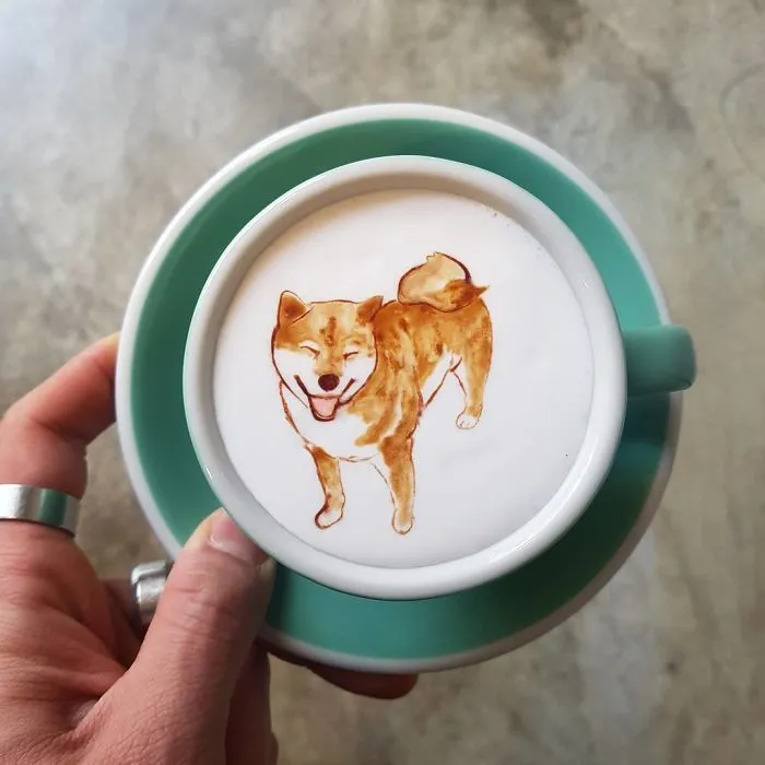 Soy un barista de Corea que crea arte sobre el café